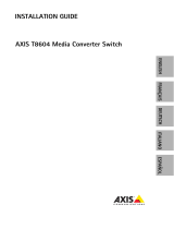 Axis T8604 Owner's manual