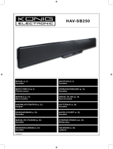König HAV- SB 250 Owner's manual