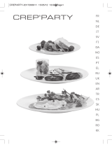 Tefal CREP PARTY 6 PY559112 Owner's manual