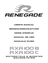Renegade RXA100C User manual