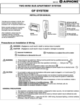 Aiphone GF-2B User manual