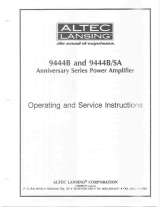 Altec Lansing 9444B/SA User manual