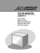 American Dynamics ADMCRT15 User manual