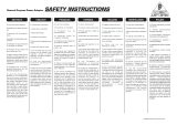 Behringer PB1000 Safety Instructions