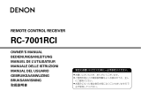 Denon RC-7001RCI User manual