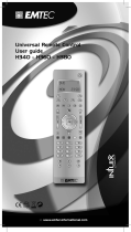 EMTEC Electronics TLCOMMANDE UNIVERSELLE LCD 6 EN 1 H360 Owner's manual