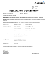 Garmin Approach S3 Declaration of conformity