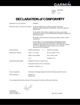 Garmin Dakota 10 with TOPO Germany Light Declaration of conformity