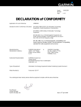 Garmin 310XT Declaration of conformity