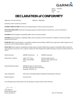 Garmin Forerunner 620 Declaration of conformity
