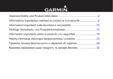 Garmin Dash Cam 10 Important Safety and Product Information