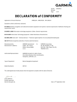 Garmin GHP 20 System for Yamaha Helm Master Declaration of conformity