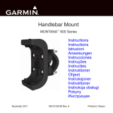 Garmin Montana Handlebar Mount User manual