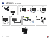 HP 23 inch Flat Panel Monitor series Quick setup guide