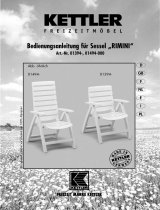 Kettler Patio Furniture 1494 User manual
