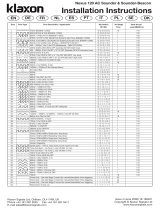 Klaxon 120 AC User manual