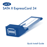 LaCie SATA II EXPRESSCARD 34 User manual