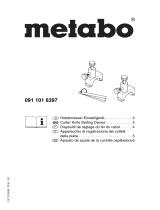 Metabo Cutter Knife Setting Device 091 101 6397 User manual