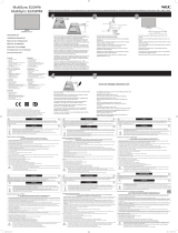 NEC E224Wi-BK User manual