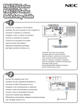NEC NP-PA521U-13ZL Quick setup guide