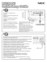 NEC NP-PH1000U User manual