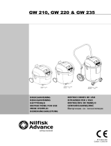 Nilfisk-Advance America GW 210 User manual