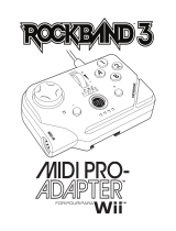 Nintendo Rock Band 3 MIDI PRO-Adapter User manual