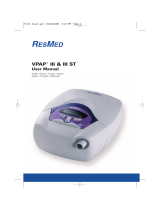 ResMed III & III ST User manual