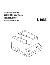 Sennheiser L 1032 User manual