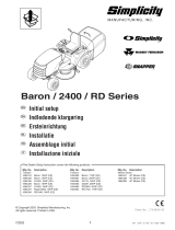 Simplicity Manufacturing 2400 User manual