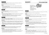 Sony DCR-HC1000E User manual