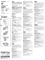 Sony FDA-A1AM Owner's manual