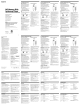 Sony MGS-X1 Operating instructions