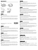 Sony NEX-F3K/B Important information