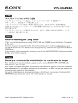 Sony VPL-ES4/EX4 User manual