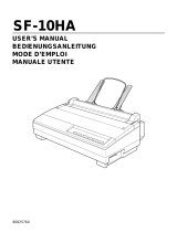 Star Micronics SF-10HA User manual