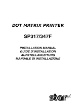 Star Micronics SP317/347F User manual