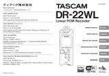 Tascam DR 22WL User manual