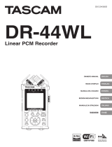 Tascam DR 44WL Owner's manual