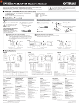 Yamaha CP4SF Owner's manual