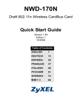 ZyXEL NWD-170N User manual