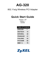 ZyXEL AG-320 User manual
