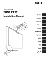 NEC NP01TM Installation guide