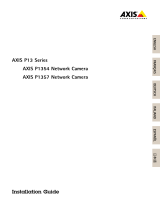 Axis P1354 User manual