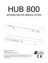dBTechnologies HUB 800 User manual