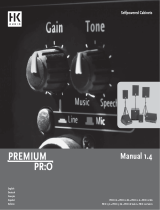 HK Audio Premium PR:O 12 A User manual