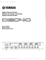 Yamaha D2040 Owner's manual