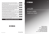 Yamaha A-S201 Amplificateur Stéréo Argent User manual
