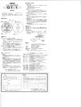 Yamaha QT-1 Owner's manual