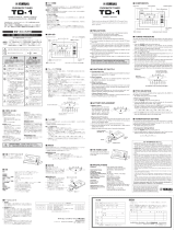 Yamaha TD-1 Owner's manual